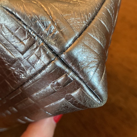 Burberry silver leather pouch - Picture 4 of 7